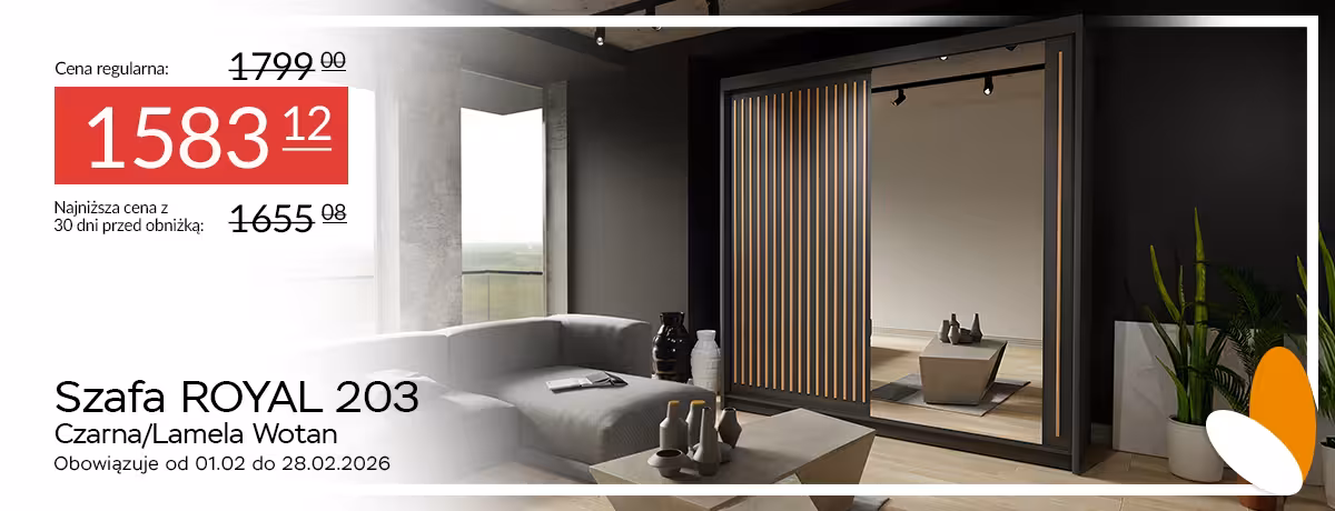 Szafa z lustrem Royal 203